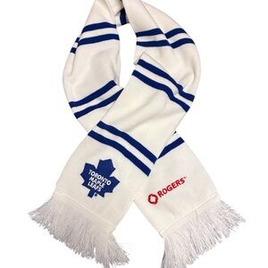 Toronto Maple Leafs White and Blue Scarf